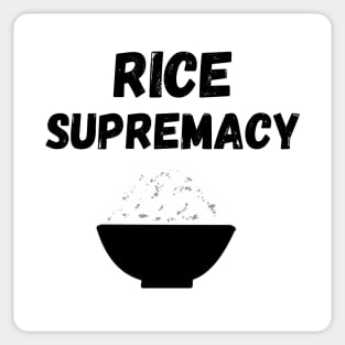 Rice Supremacy Joke Design Sticker